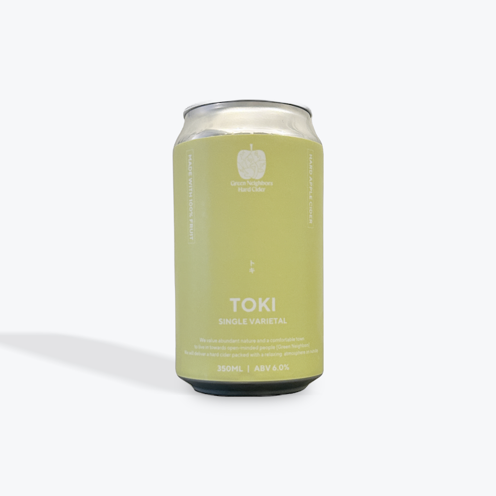 GREEN NEIGHBORS HARD CIDER / TOKI SINGLE VARIETAL / ハードサイダー